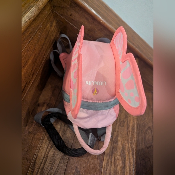 LittleLife Animal Toddler Backpack Daysack, Leash Butterfly Ages 1-3 - Picture 4 of 16